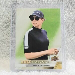 5/$20 Mint 2024 UD Canvas Paula Creamer Golf Card C-19!!